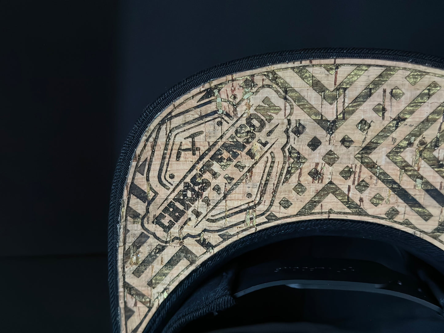 "Full Golden Cork" Flat Brim