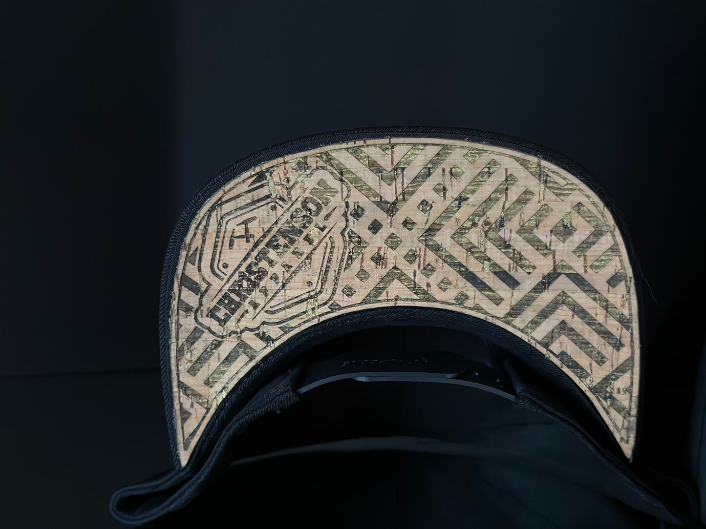 "Full Golden Cork" Flat Brim