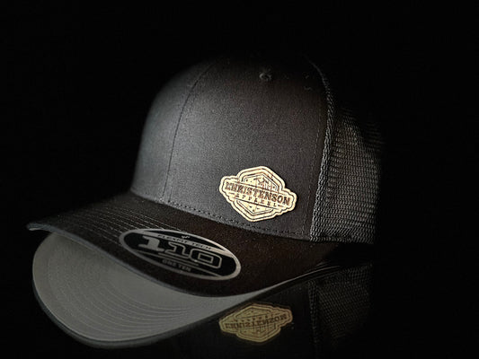 "Quarter Golden" Curved Brim Mesh Back